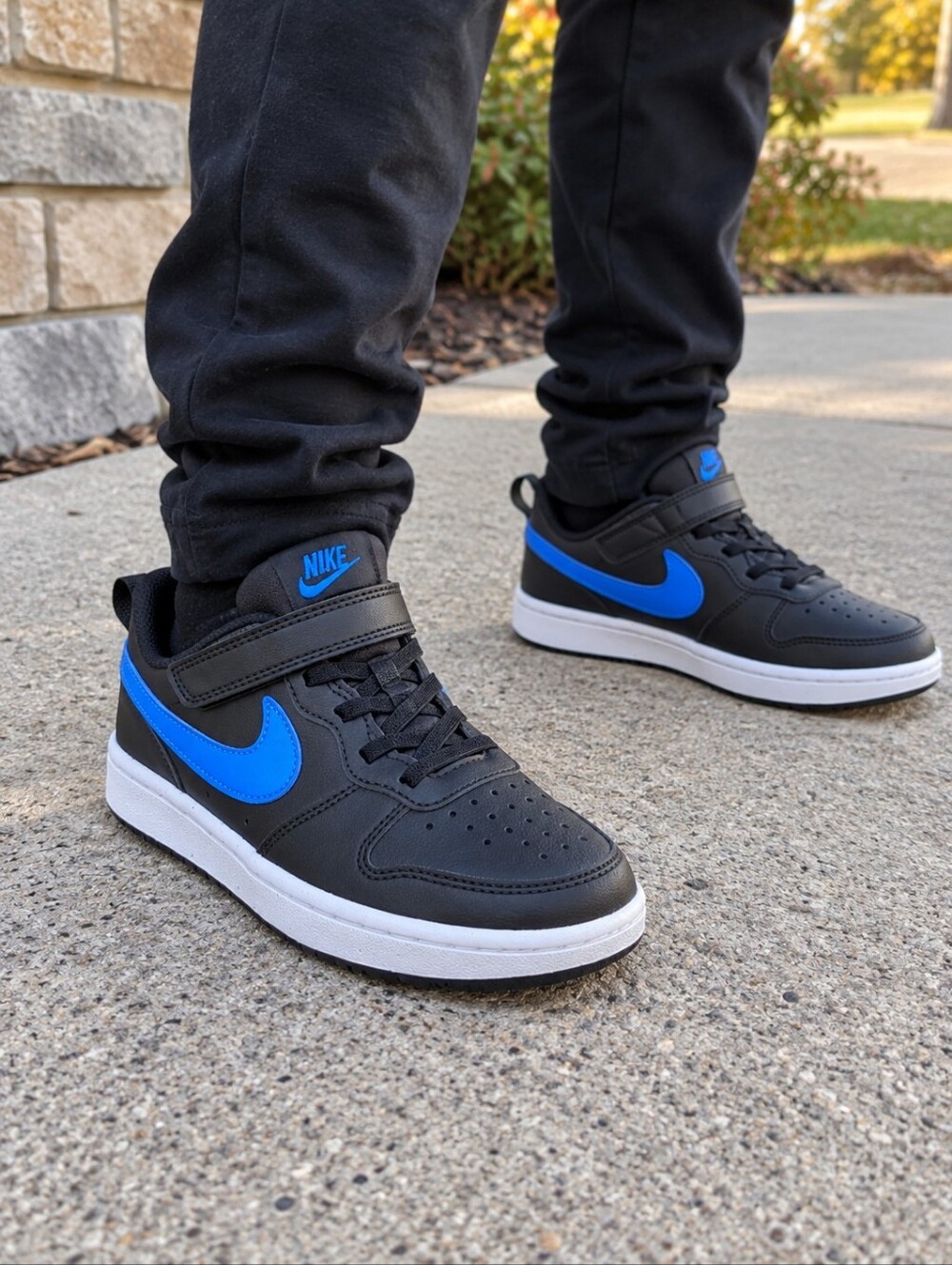 Nike Kids Court Borough Low Recraft Sneakers Size 2 NEW
